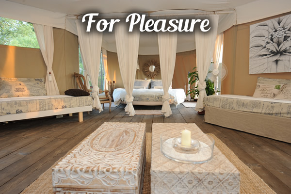 glamping tents for pleasure